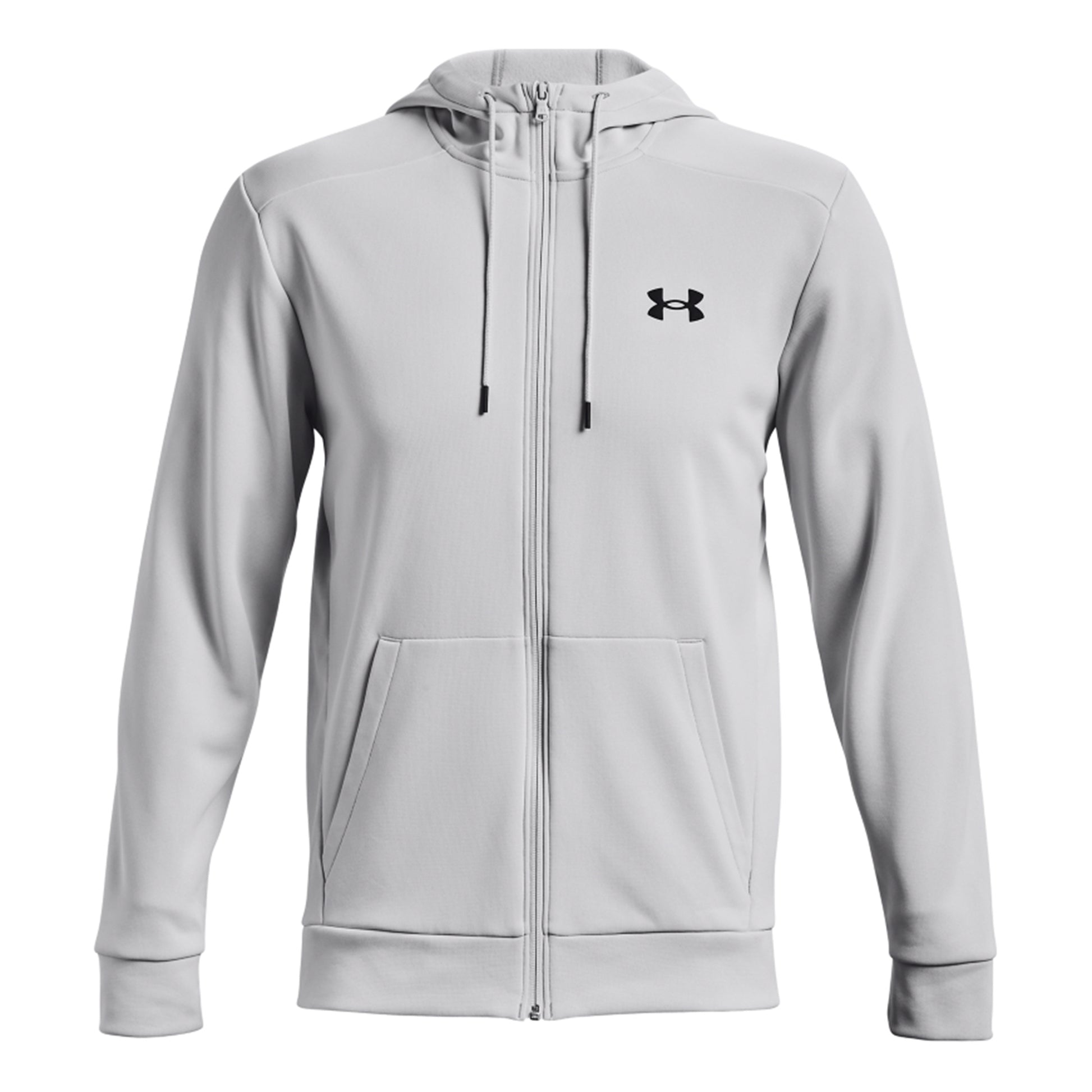 Under Armour Fleece Full Zip Felpa Uomini - grigio chiaro,