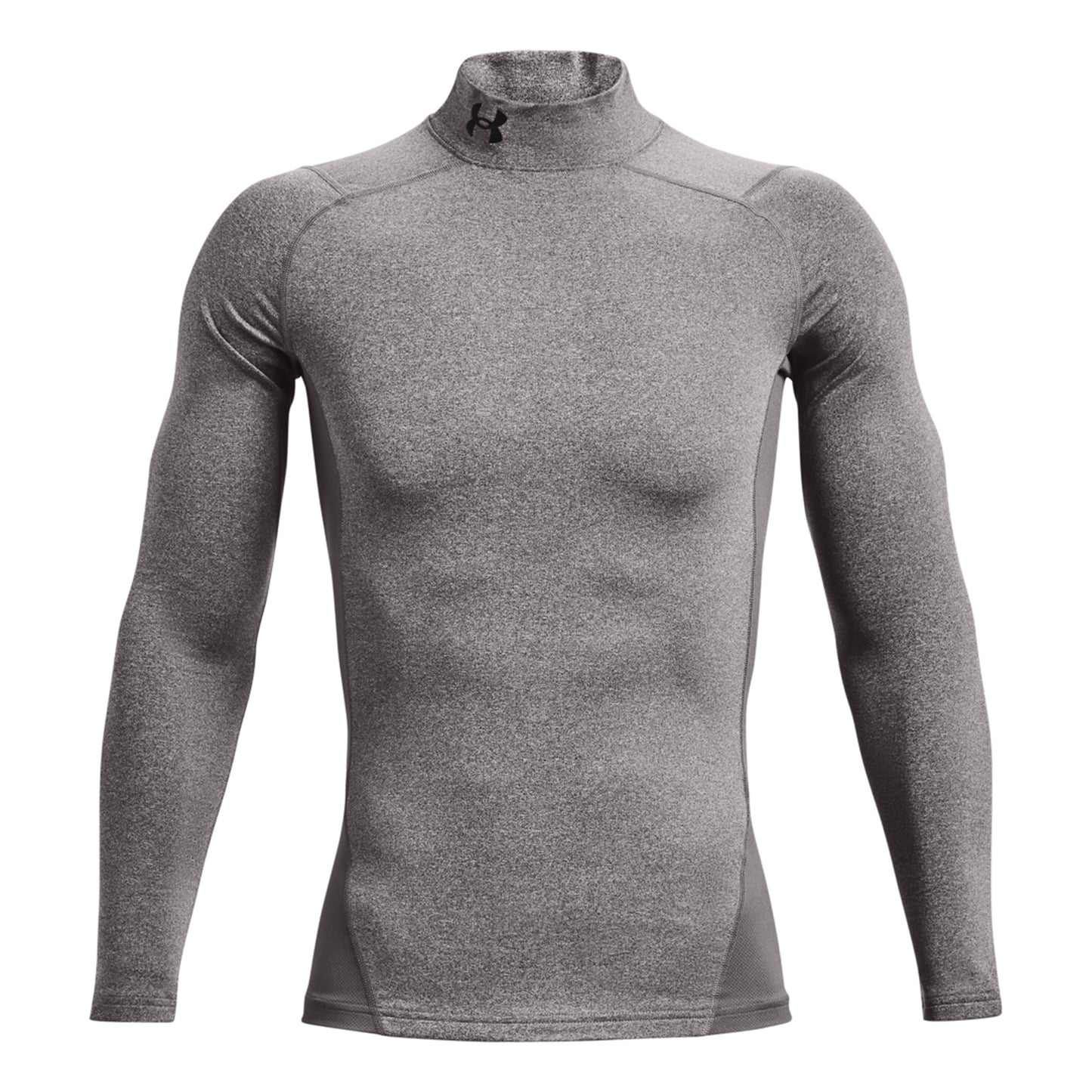 Under Armour Coldgear Comp Mock Manica Lunga Uomini-Grigio