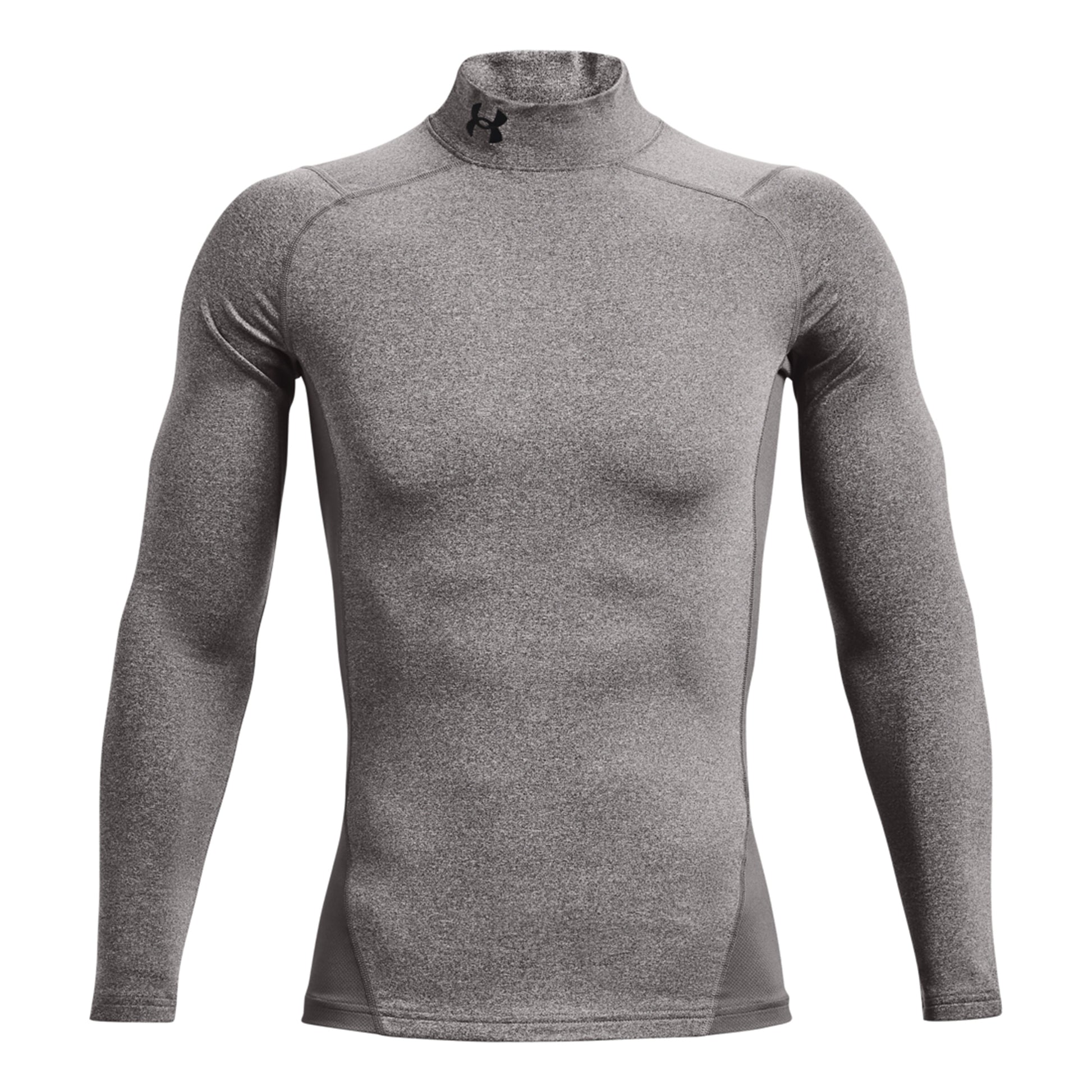 Under Armour Coldgear Comp Mock Manica Lunga Uomini-Grigio