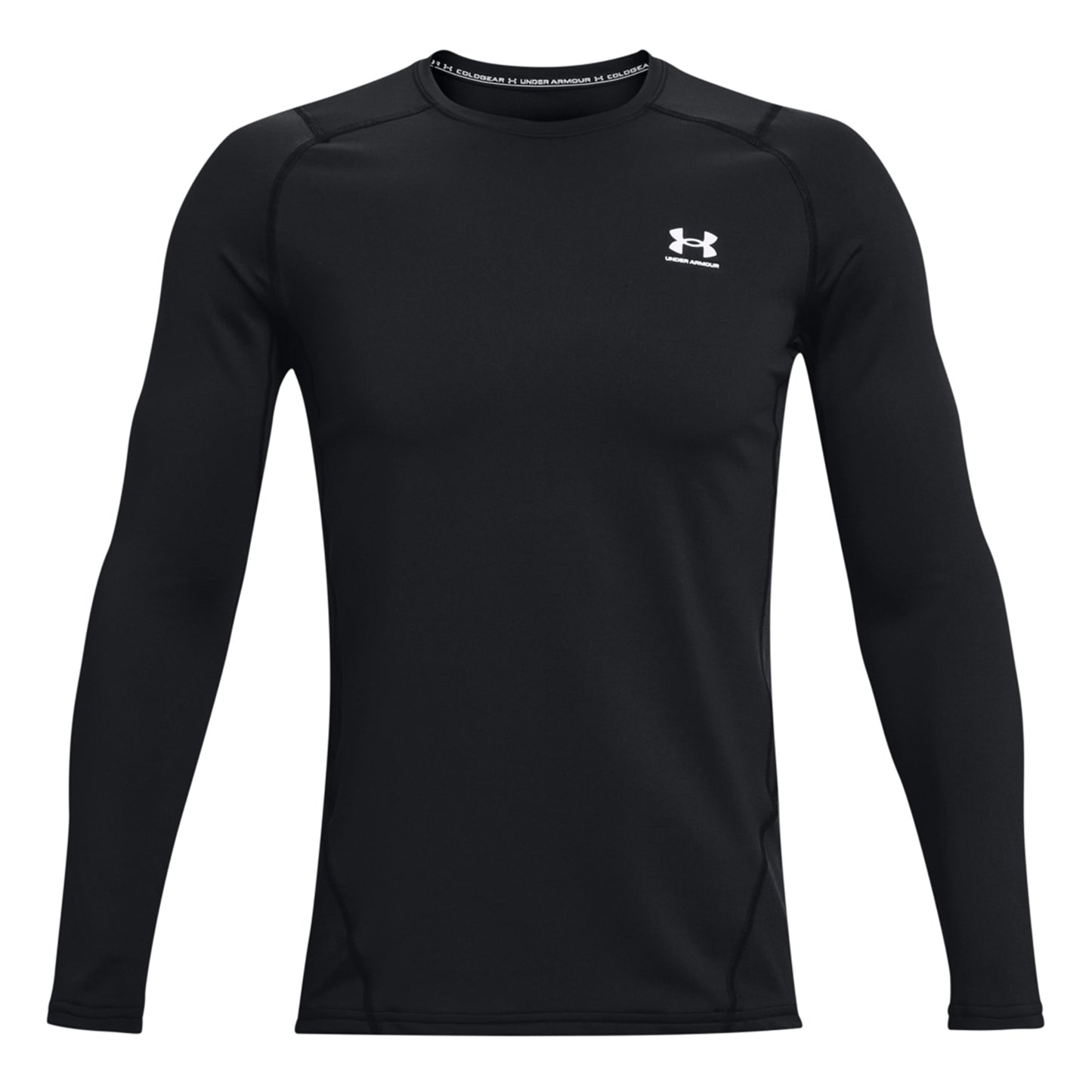 Under Armour Coldgear Fitted Crew Manica lunga Uomini - nero,