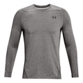 Coldgear Fitted Crew Manica lunga Uomini - grigio scuro,