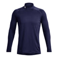 Coldgear Fitted Crew Manica lunga Uomini - blu scuro,