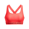 Crossback Mid Reggiseni sportivi Donna - corallo, nero