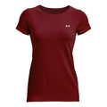 Heatgear Maglietta Donna - rosso scuro,