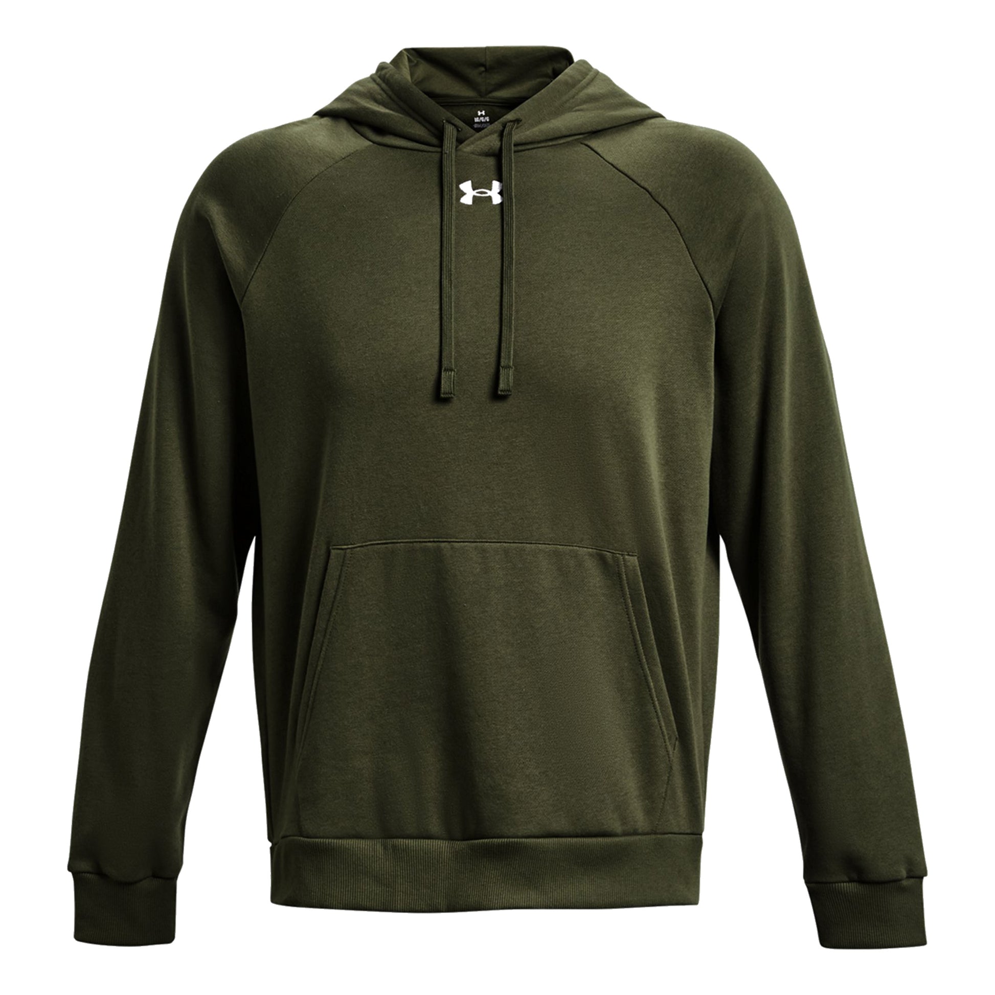 Under Armour Rival Felpa con cappuccio Uomini - verde scuro,
