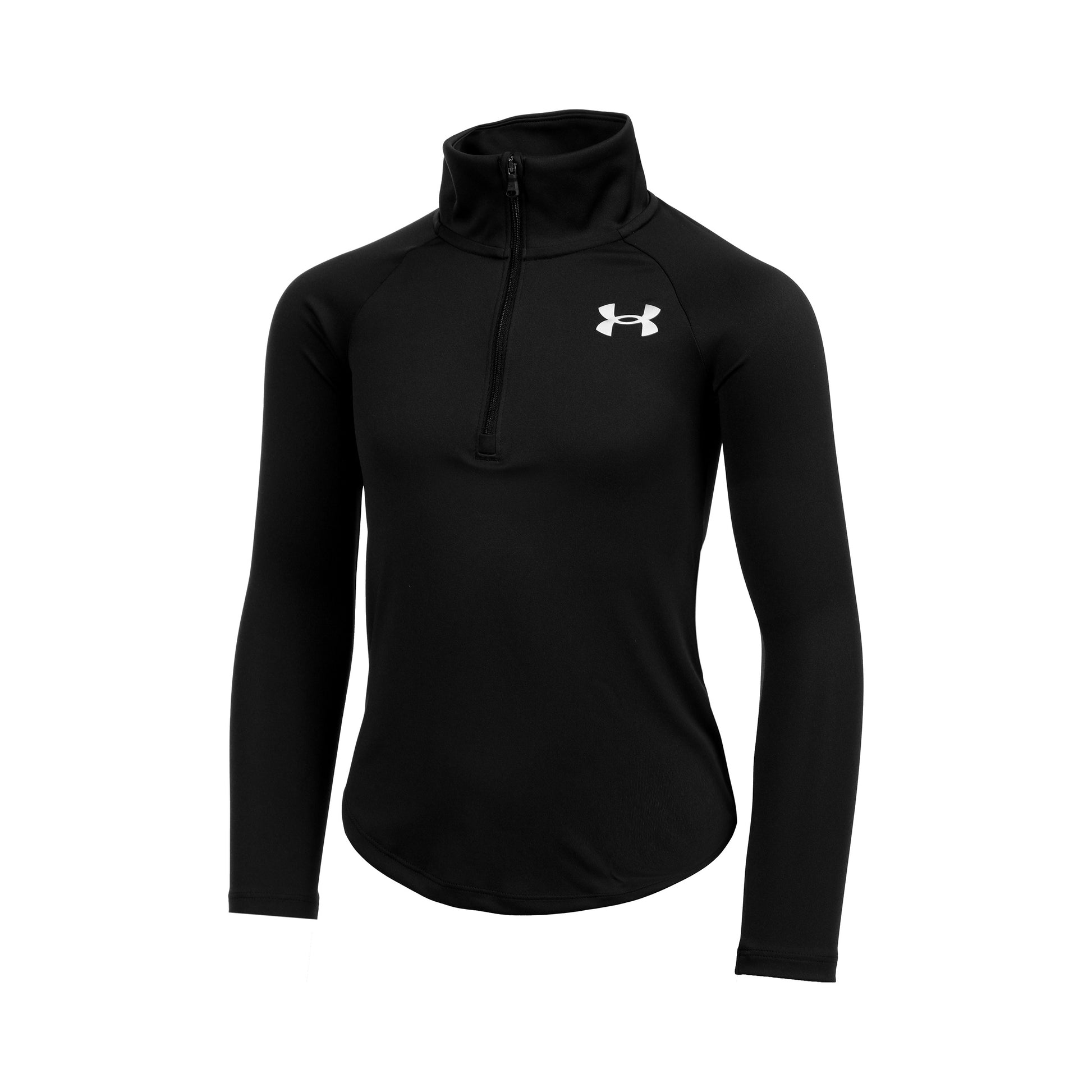 Under Armour Tech Graphic Half-Zip Manica lunga Ragazze - nero,