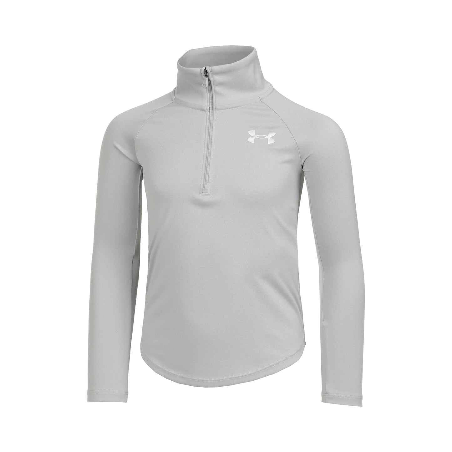 Under Armour Tech Graphic Half-Zip Manica lunga Ragazze - grigio chiaro, argento
