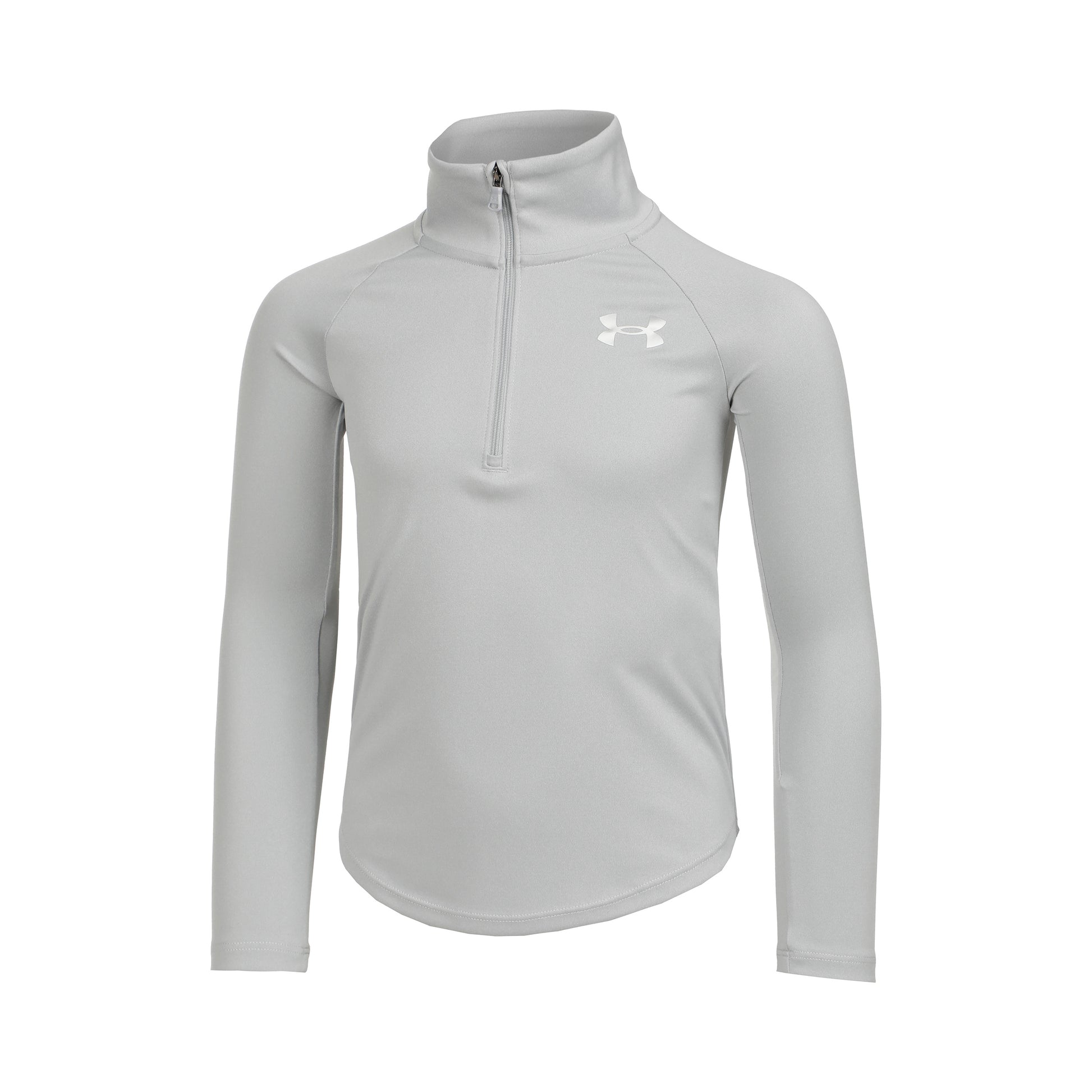 Under Armour Tech Graphic Half-Zip Manica lunga Ragazze - grigio chiaro, argento