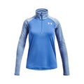 Tech Graphic Half-Zip Manica lunga Ragazze - blu,