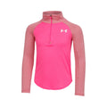 Tech Graphic Half-Zip Manica lunga Ragazze - rosa, rosa antico