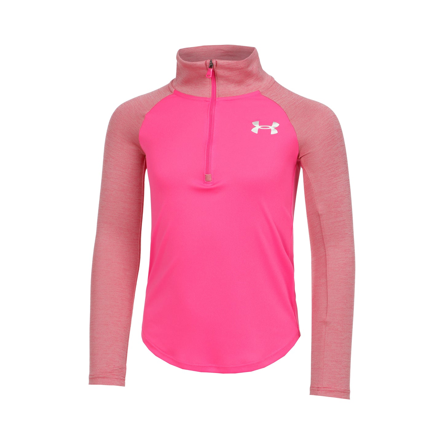 Under Armour Tech Graphic Half-Zip Manica lunga Ragazze - rosa, rosa antico