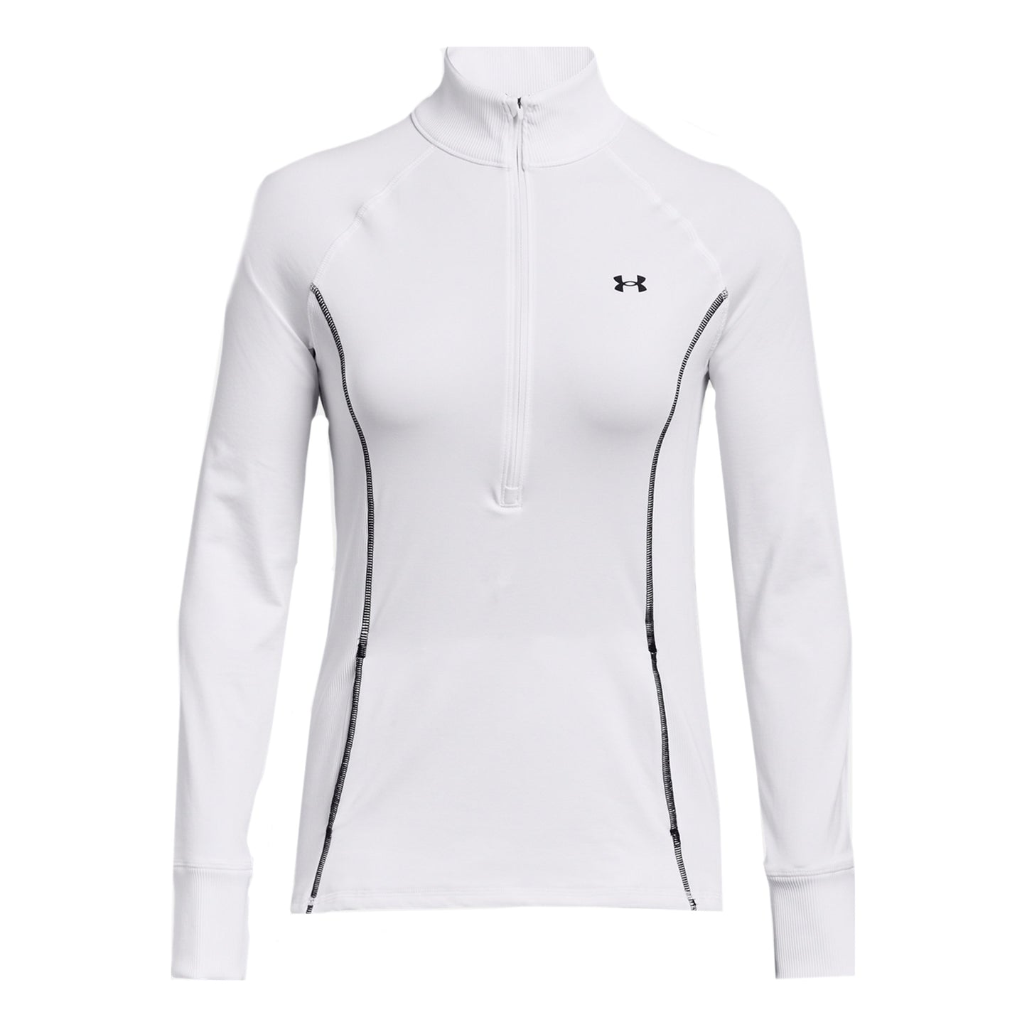 Under Armour CW Half-Zip Manica lunga Donna - bianco,