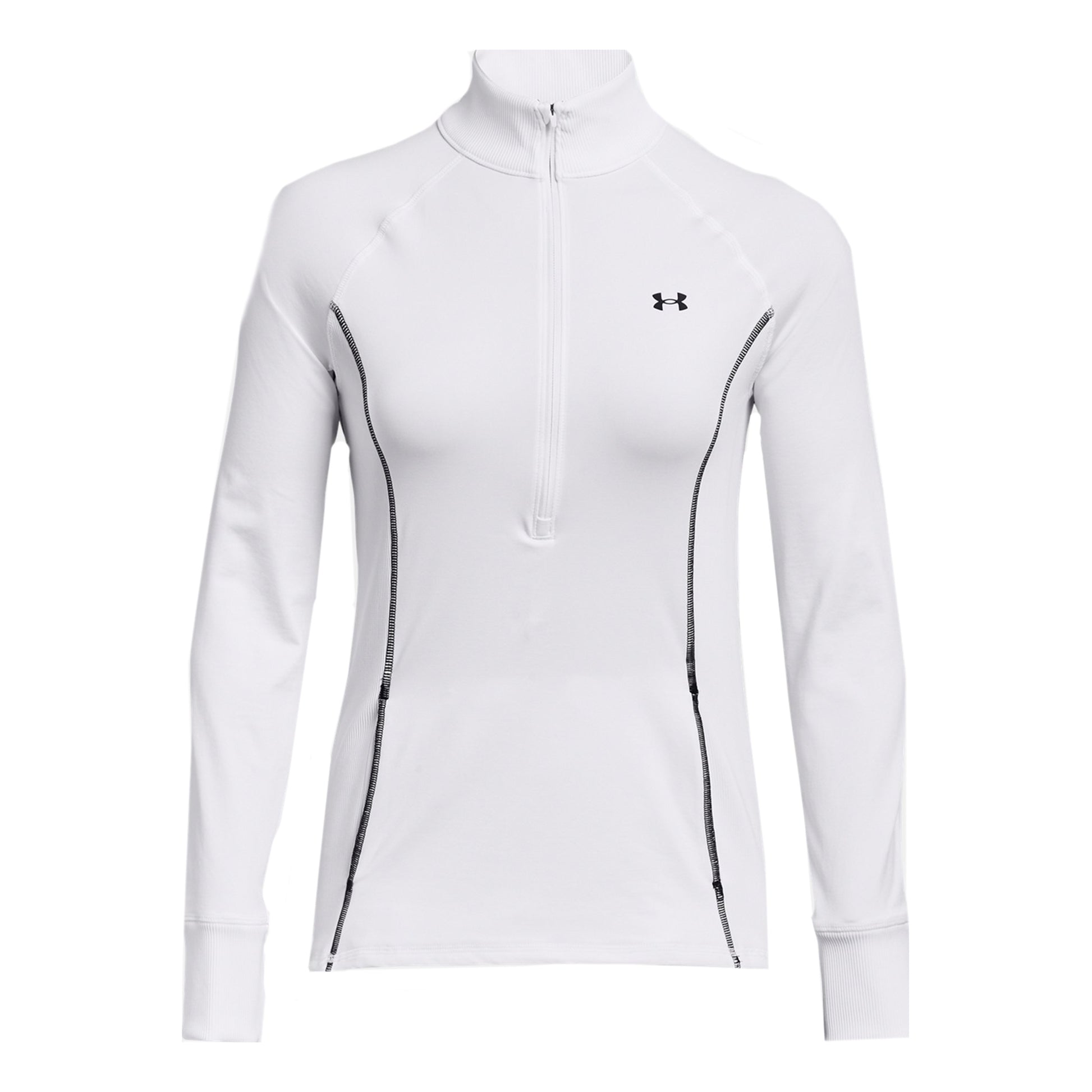 Under Armour CW Half-Zip Manica lunga Donna - bianco,