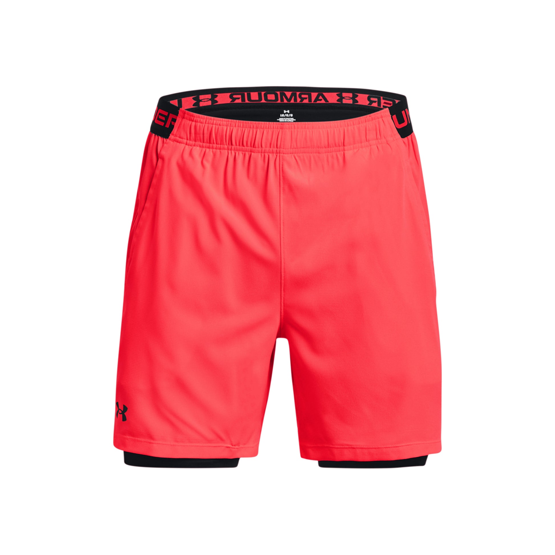 Under Armour Vanish Woven 2in1 Pantaloncini Uomini - corallo,