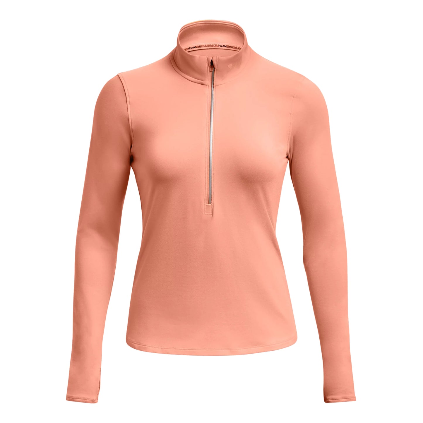 Under Armour Qualifier Run Half-Zip Manica Lunga Donna-Rosa