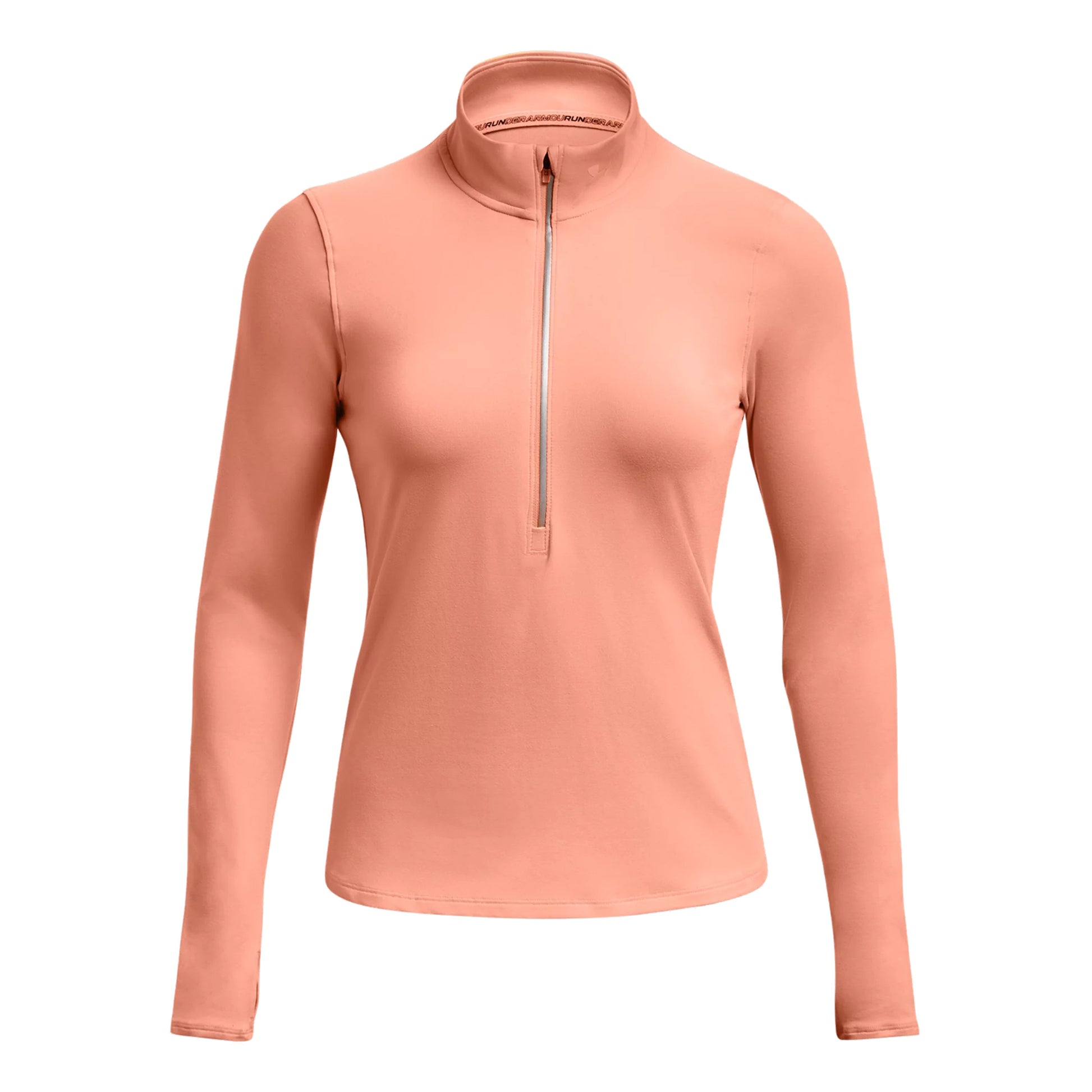 Under Armour Qualifier Run Half-Zip Manica Lunga Donna-Rosa