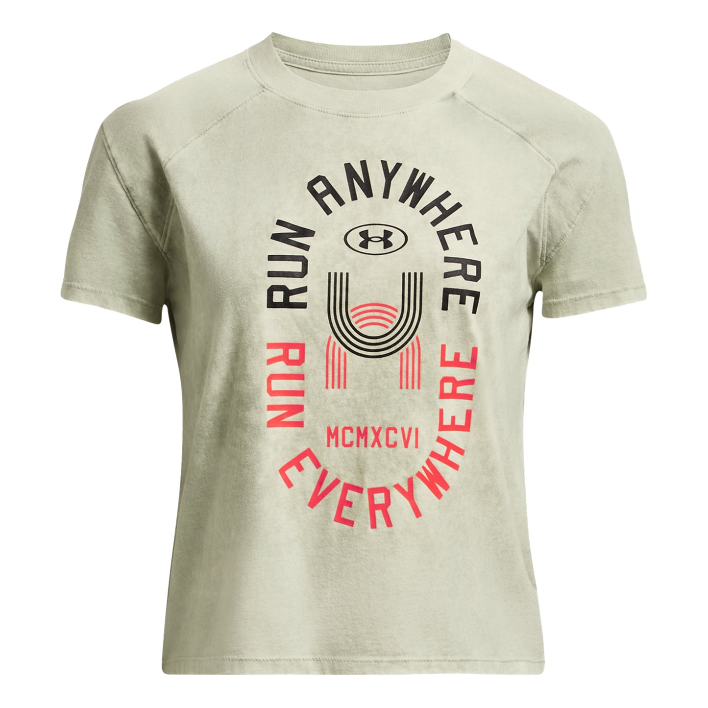 Under Armour Run Everywhere Graphic Camicia da corsa Donna - verde,