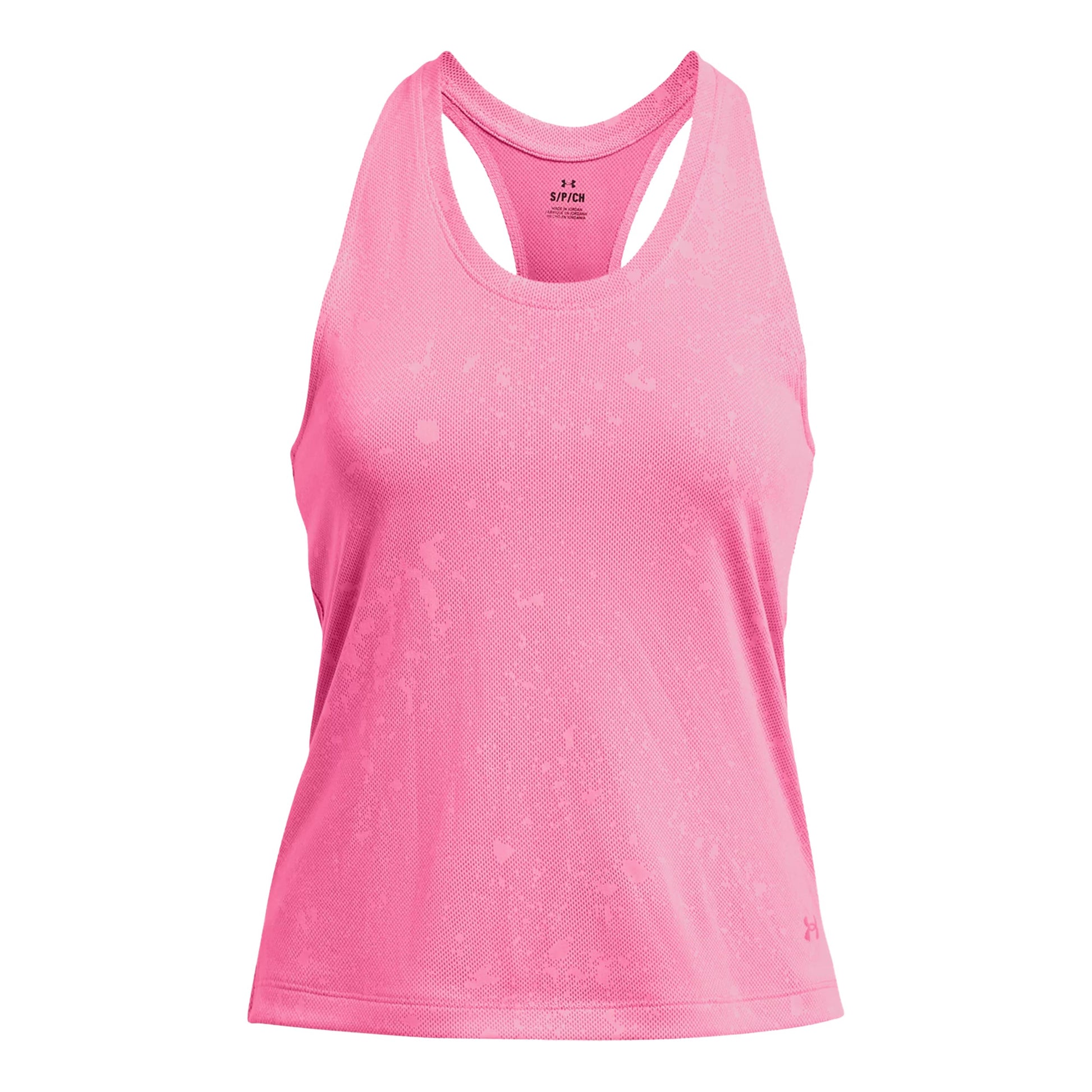 Under Armour Streaker Splatter Singlet Camicia Da Corsa Donna-Rosa