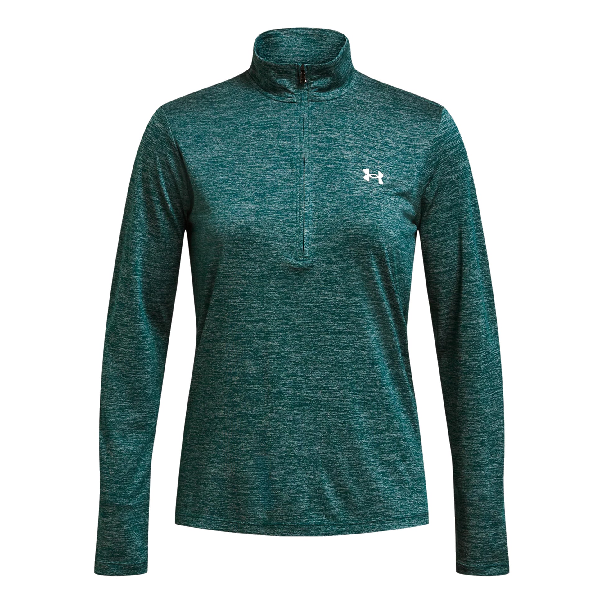 Under Armour Tech 1/2 Zip-Twist Manica lunga Donna - color petrolio,