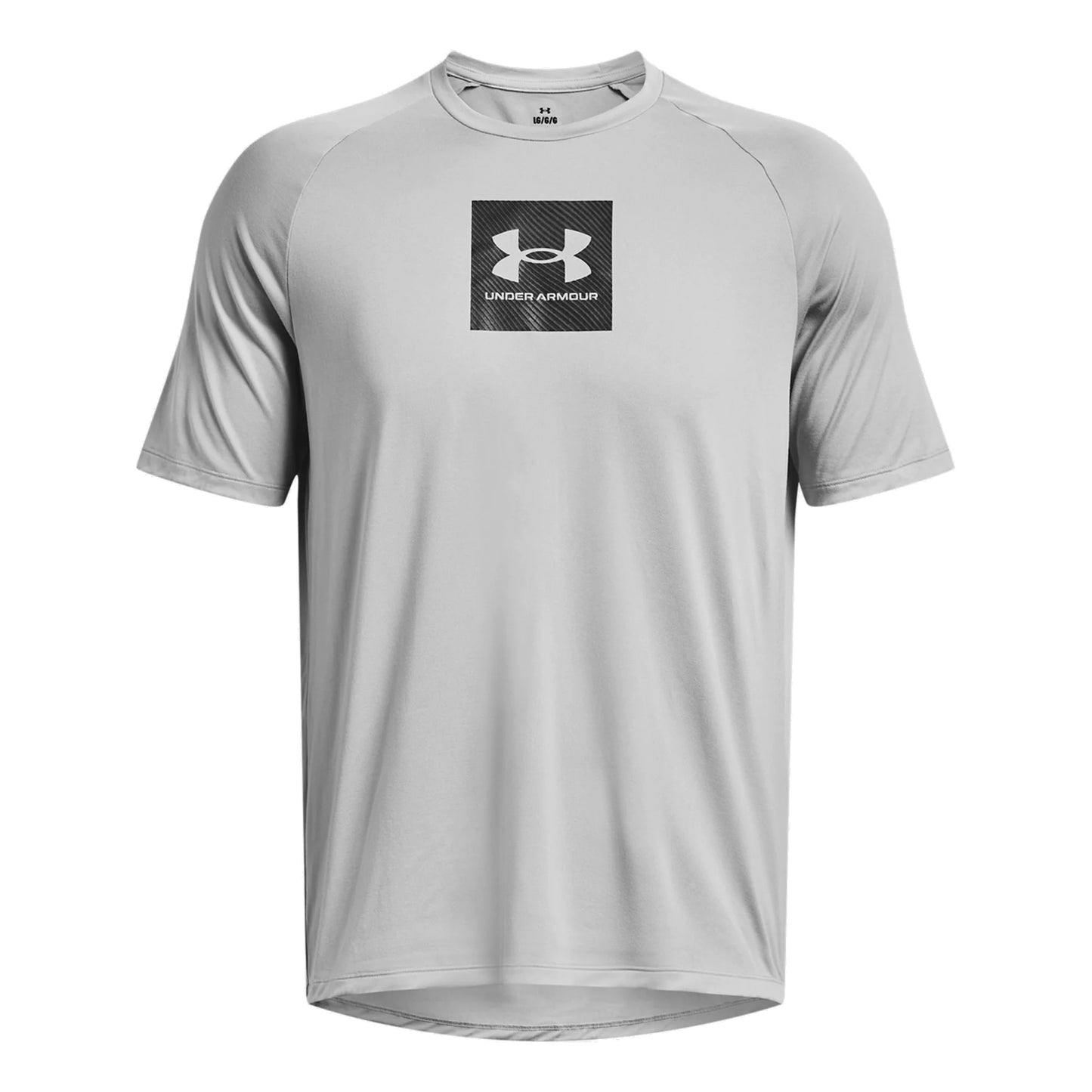 Under Armour Tech printed fill Maglietta Uomini - grigio,