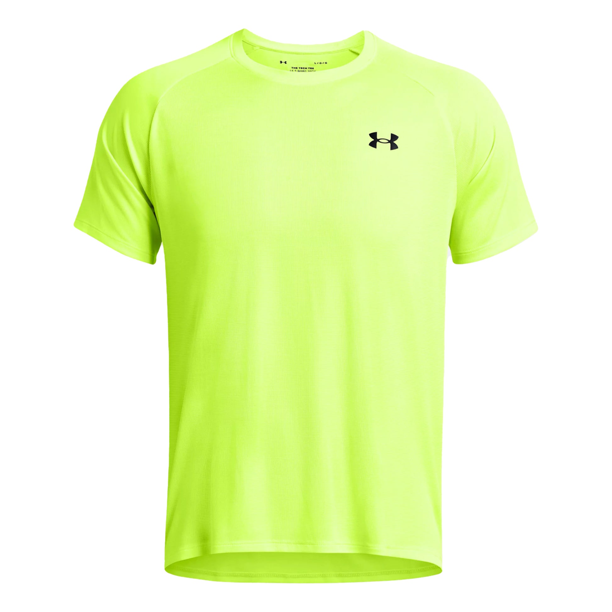 Under Armour Tech Textured Maglietta Uomini - giallo neon,