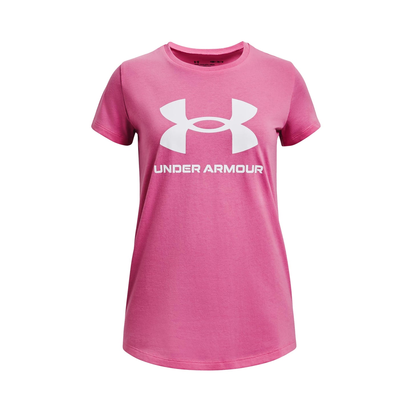 Under Armour Sportstyle Logo Maglietta Ragazze - rosa, rosa