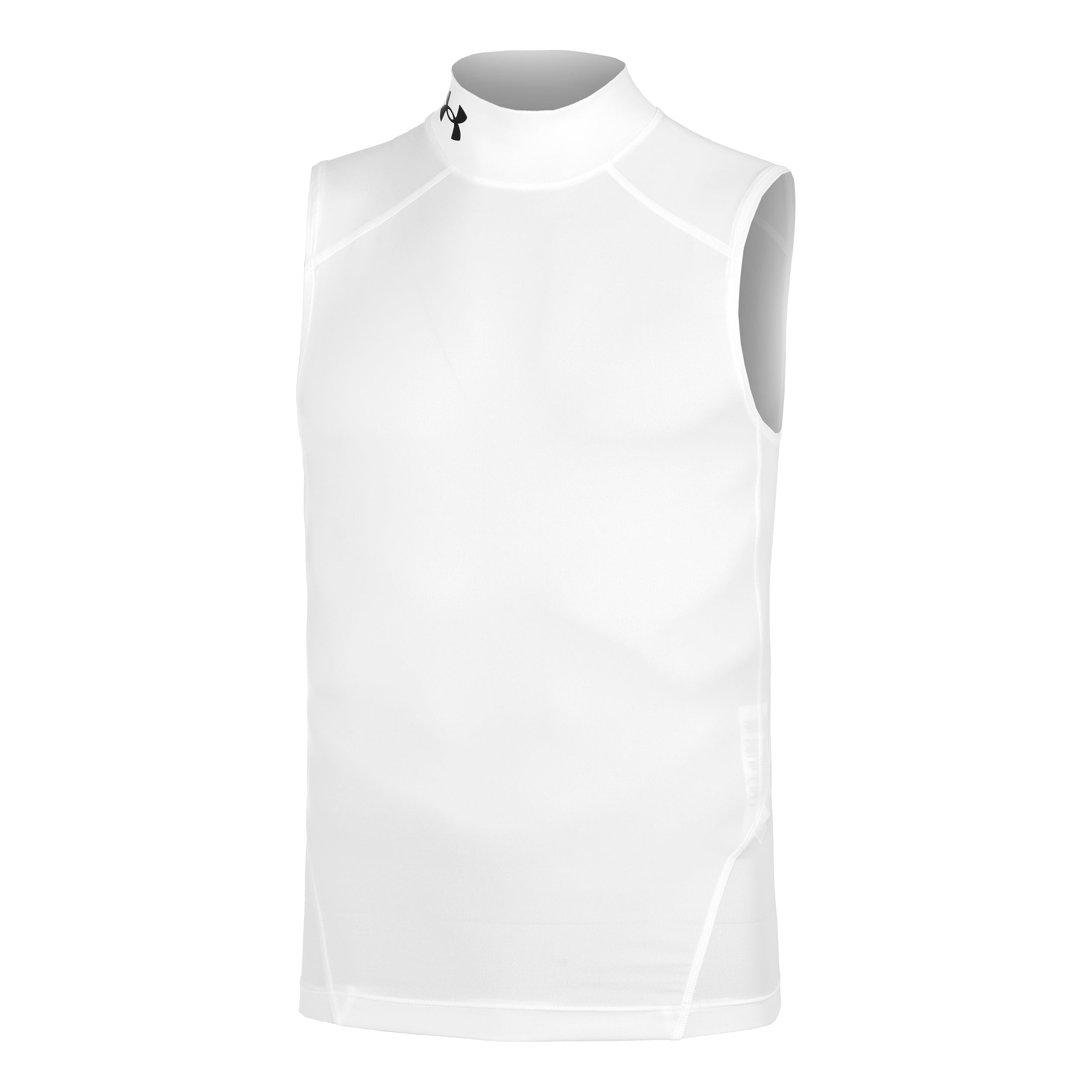 Under Armour Armour Comp Mock Canottiera Uomini-Bianco