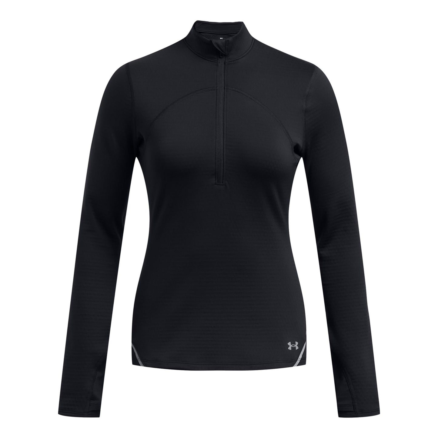 Under Armour Vanish CW 1/2 Zip Manica Lunga Donna-Nero