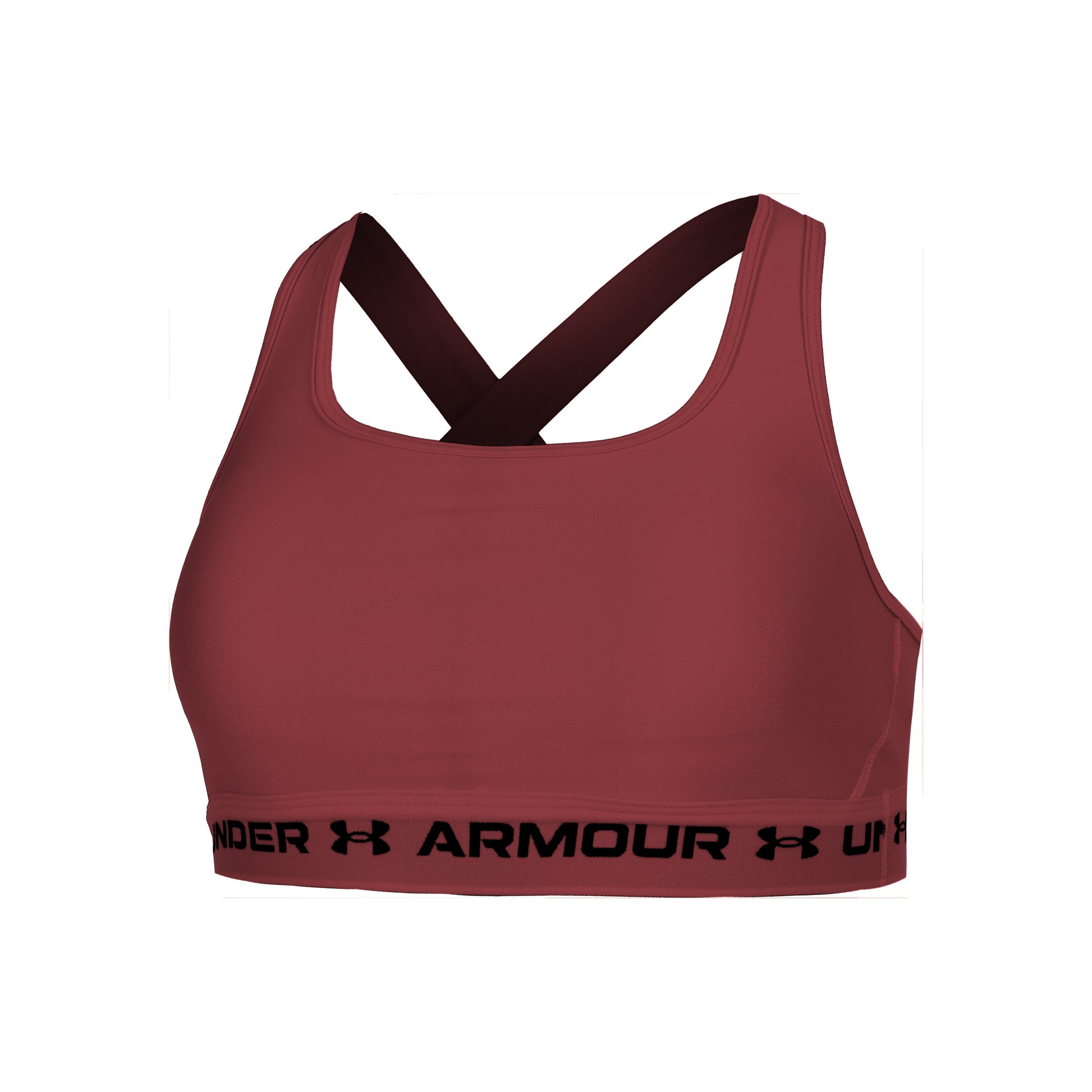 Under Armour Crossback Mid Reggiseni Sportivi Donna-Vino Rosso