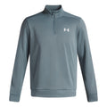 Quarter Half-Zip Manica lunga Uomini-blu chiaro