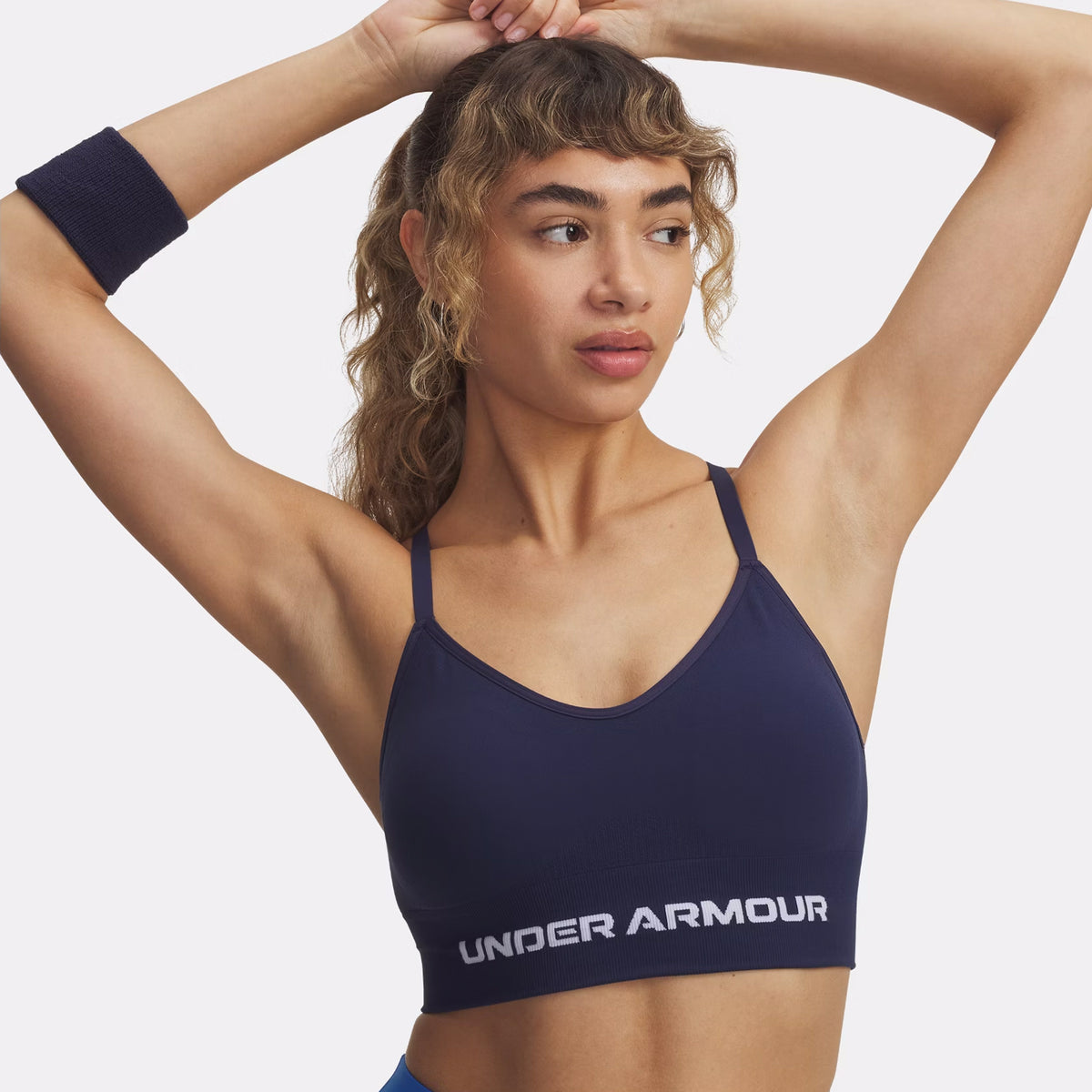 Under Armour Vanisheamle Low Reggiseni Sportivi Donna-Blu