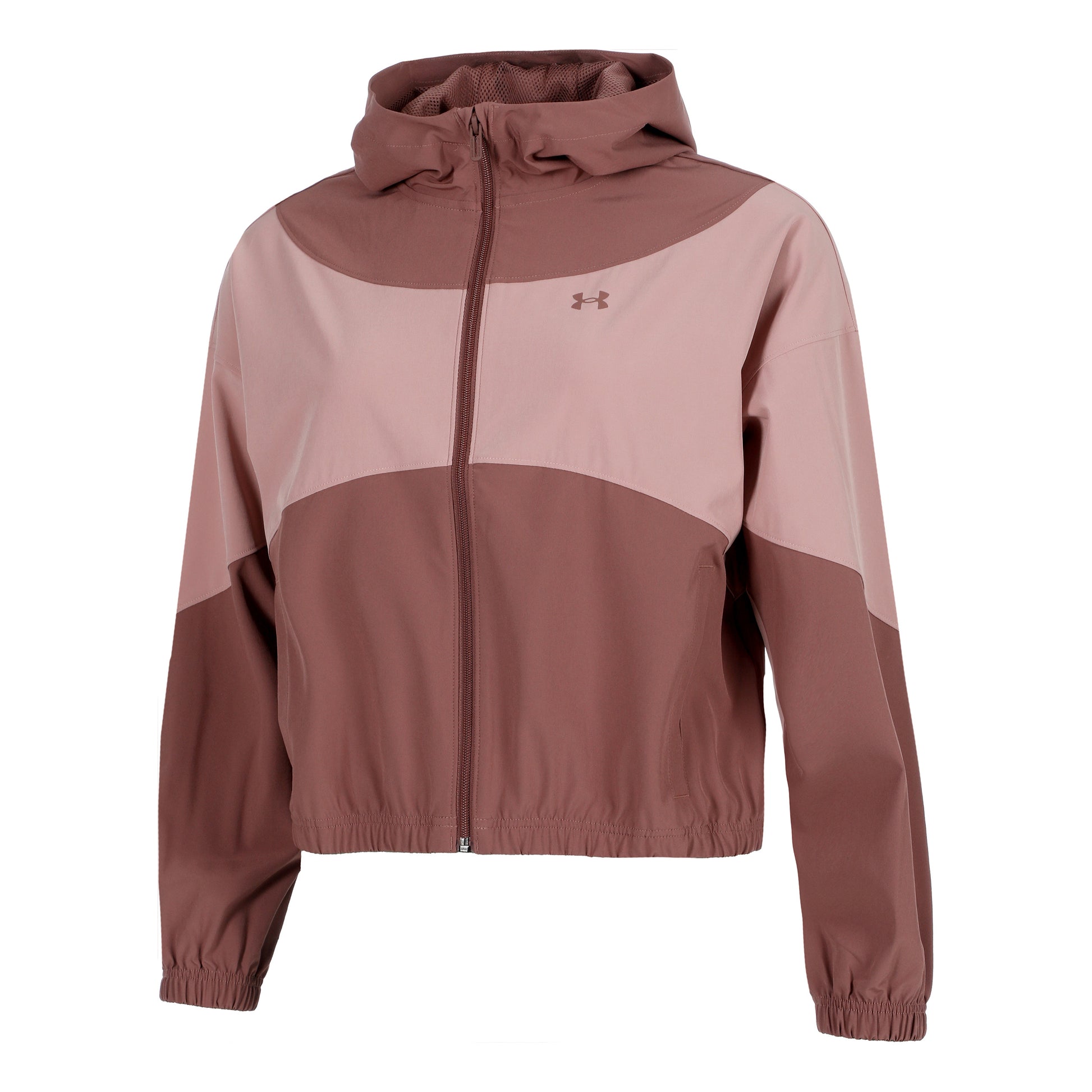 Under Armour Rival Woven Felpa Donna-Vino Rosso,Rosa Antico