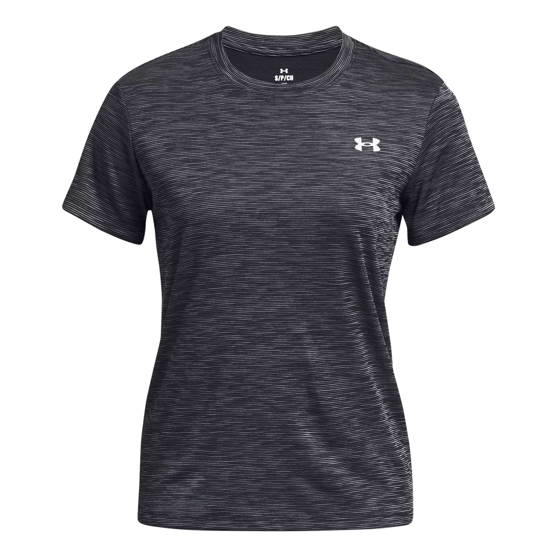 Under Armour Tech Textured Maglietta Donna-Nero