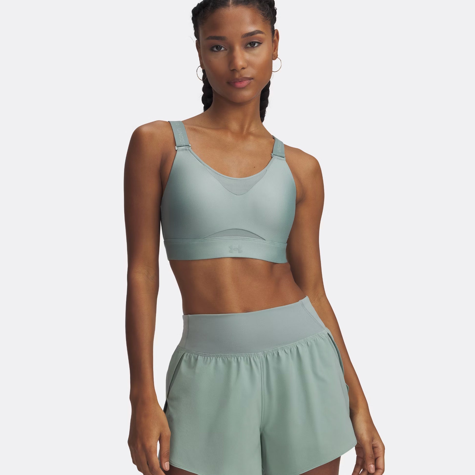Under Armour Infinity High 2.0 Reggiseni Sportivi Donna-Salvia