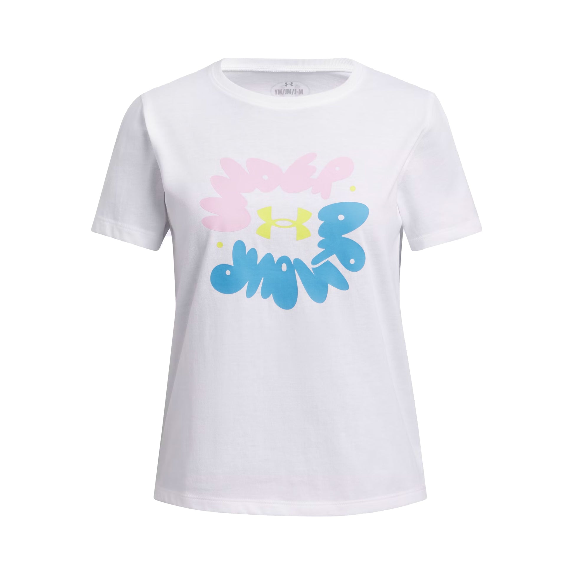 Under Armour Bubble Maglietta Ragazze-Bianco