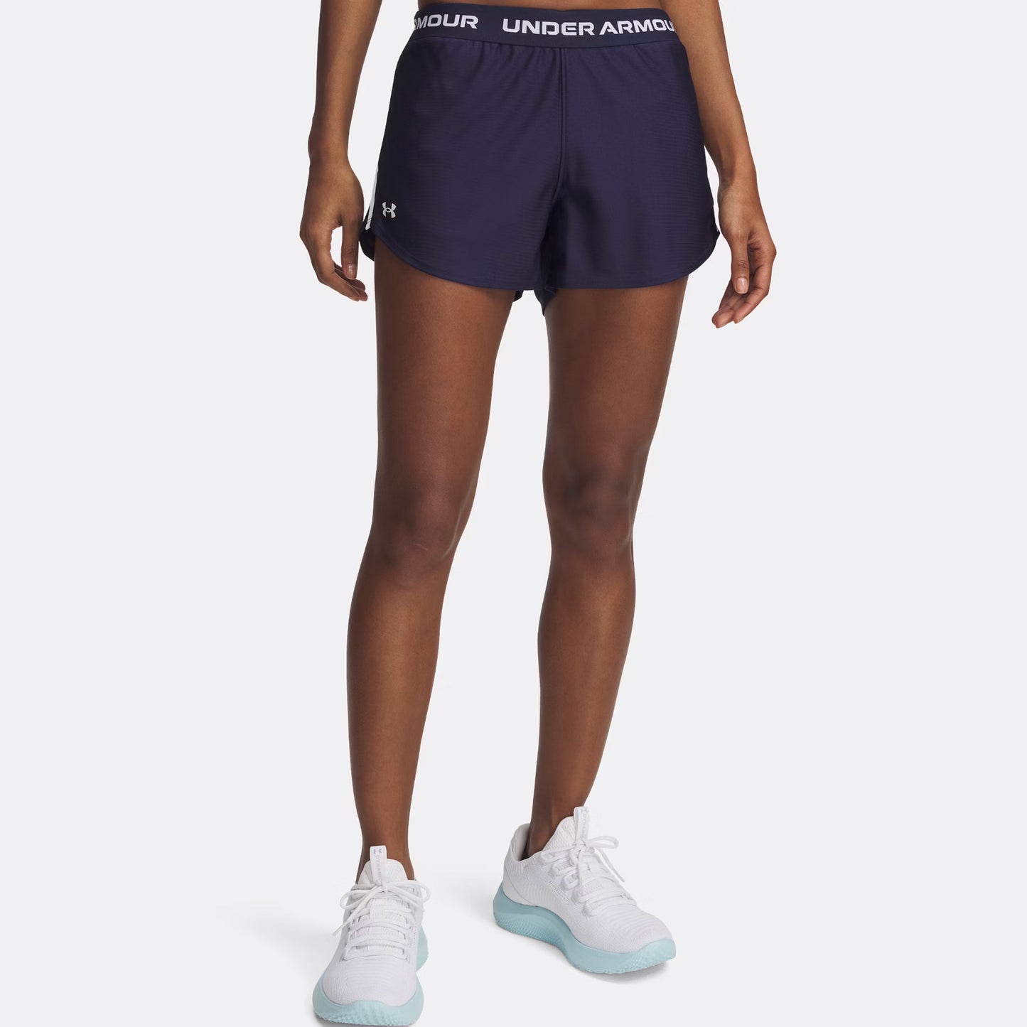 Under Armour Tech Play Up Pantaloncino Attillato Donna-Blu