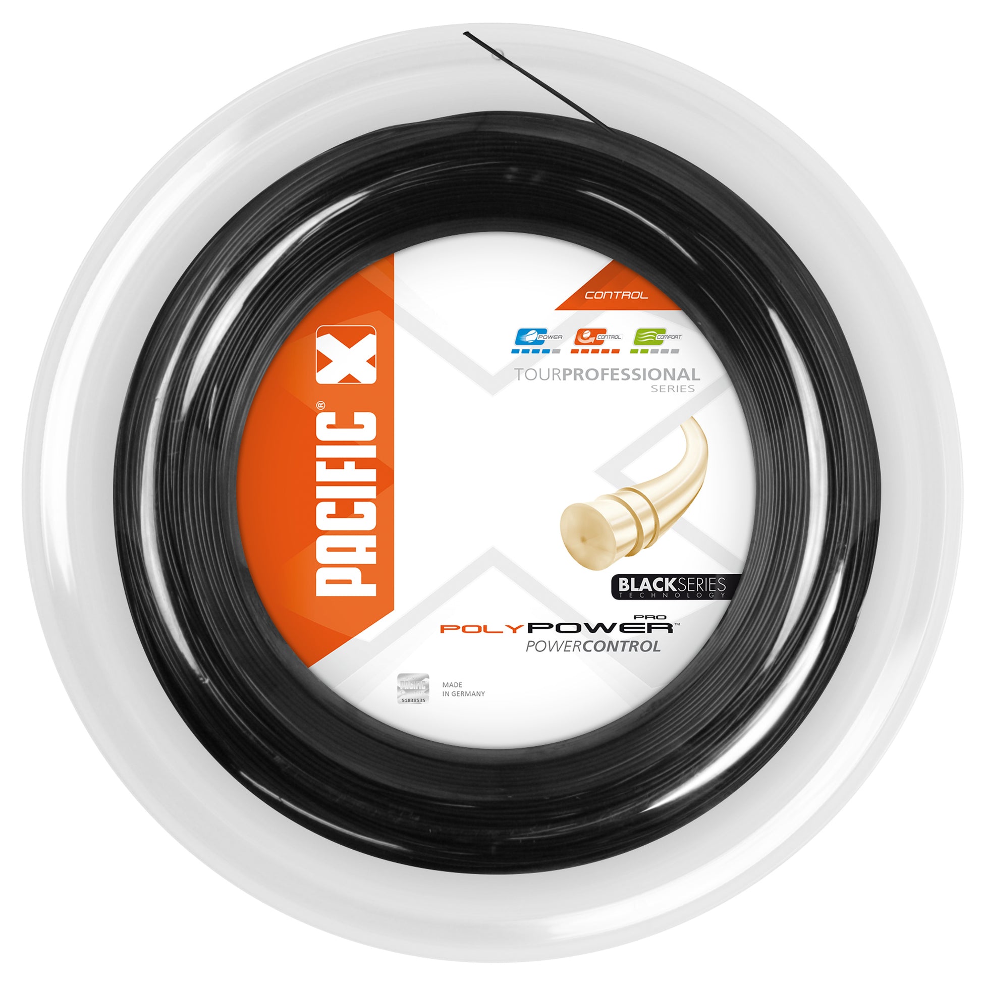 Pacific Poly Power Pro Rotolo Di Corde 200m-Nero