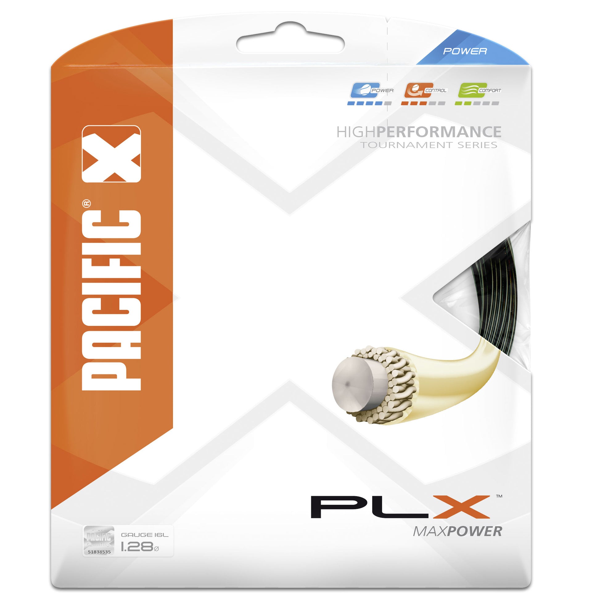 Pacific PLX Set Di Corde 12,2m-Nero