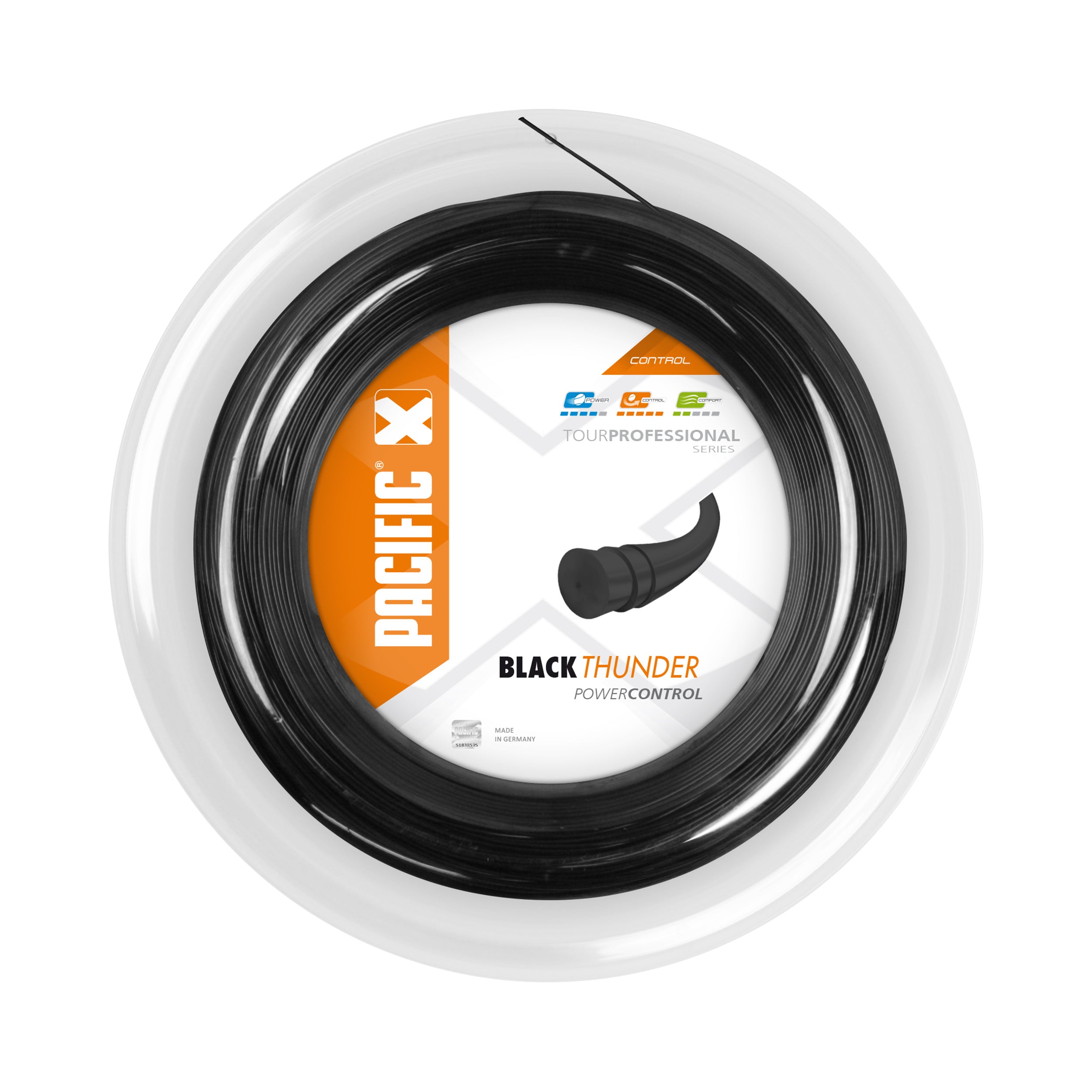 Pacific Black Thunder Rotolo Di Corde 200m-Nero