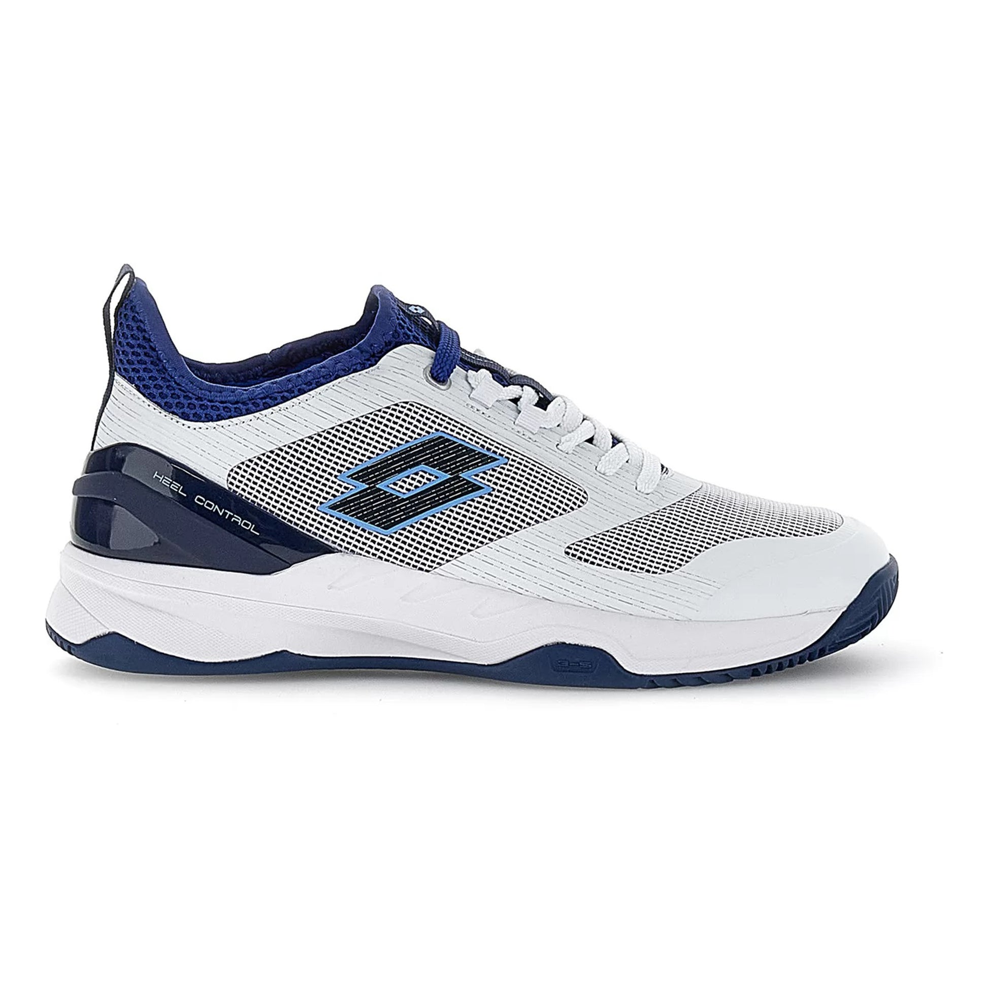 Lotto Mirage 200 Scarpa Per Terra Rossa Uomini-Bianco,Blu