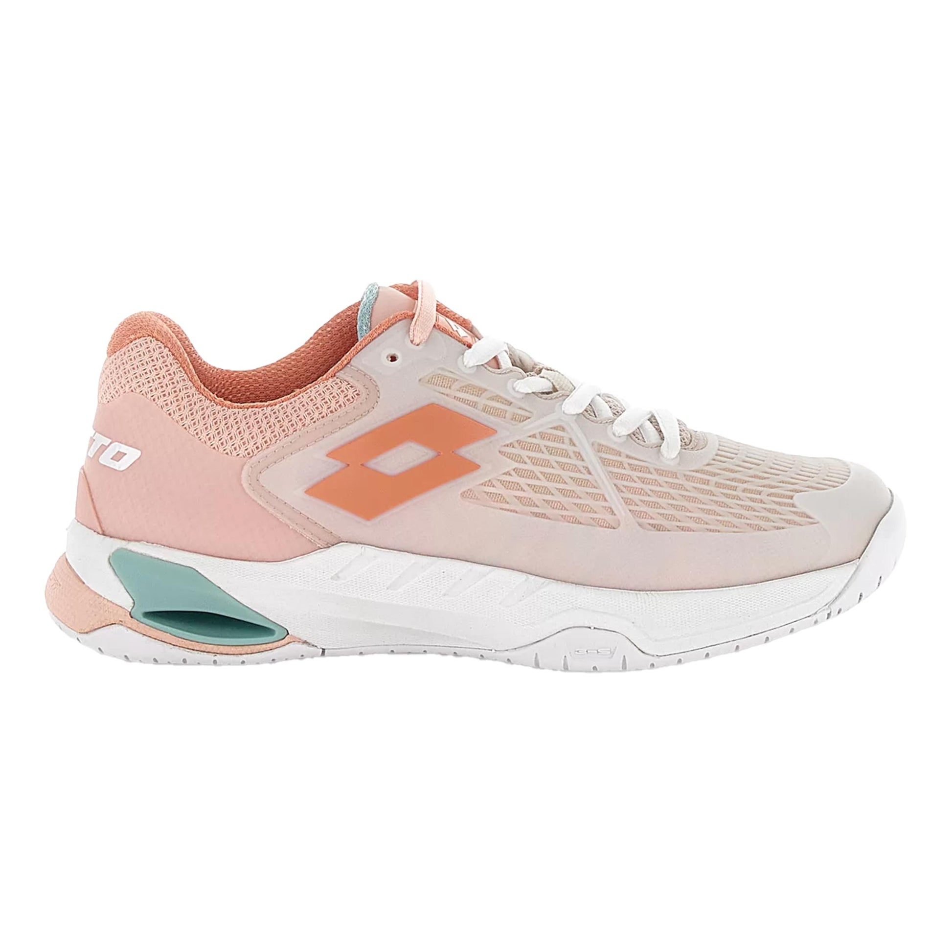 Lotto Mirage 100 II SPD Scarpa per tutte le superfici Donna-bianco, corallo