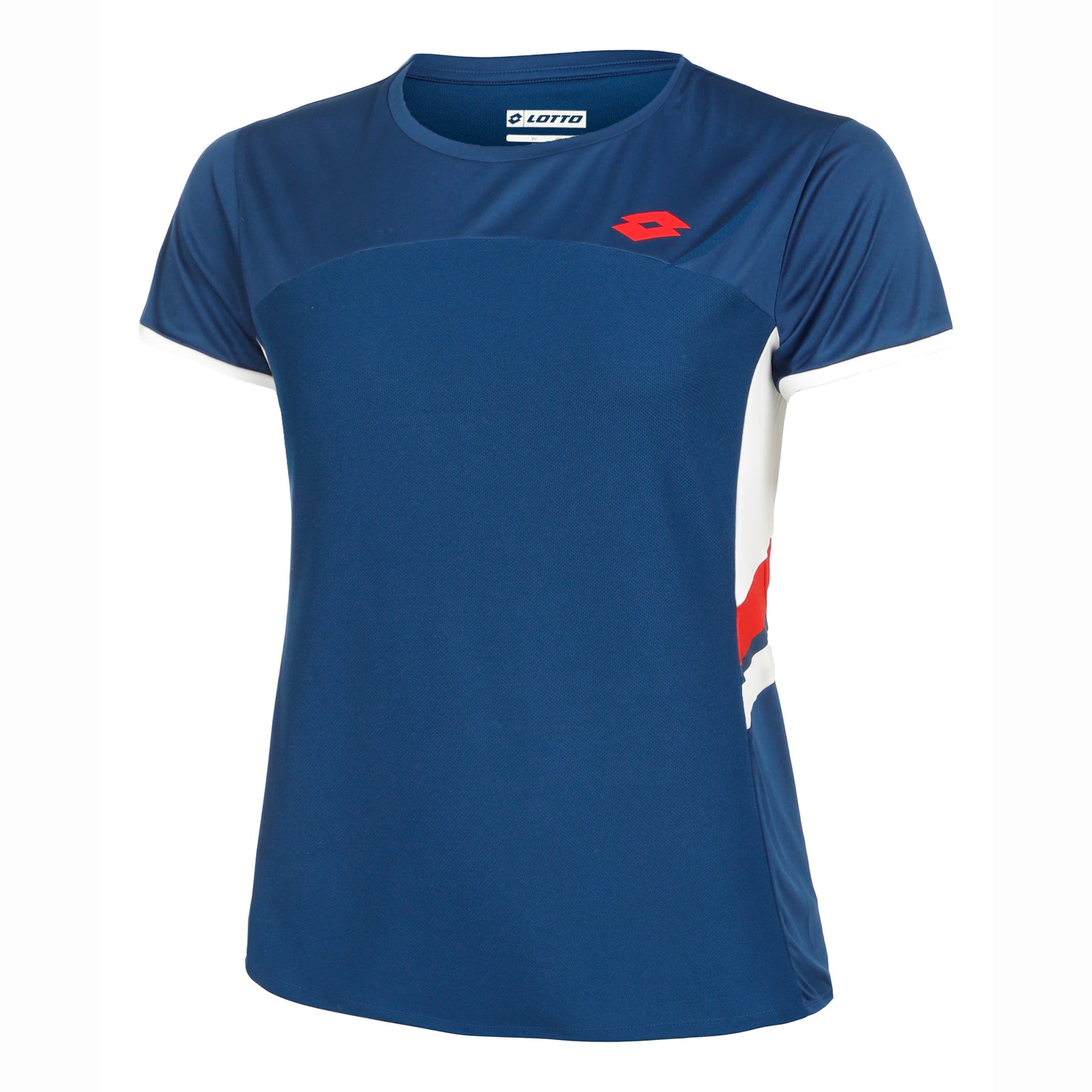 Lotto Squadra III Maglietta Donna-Blu,Bianco