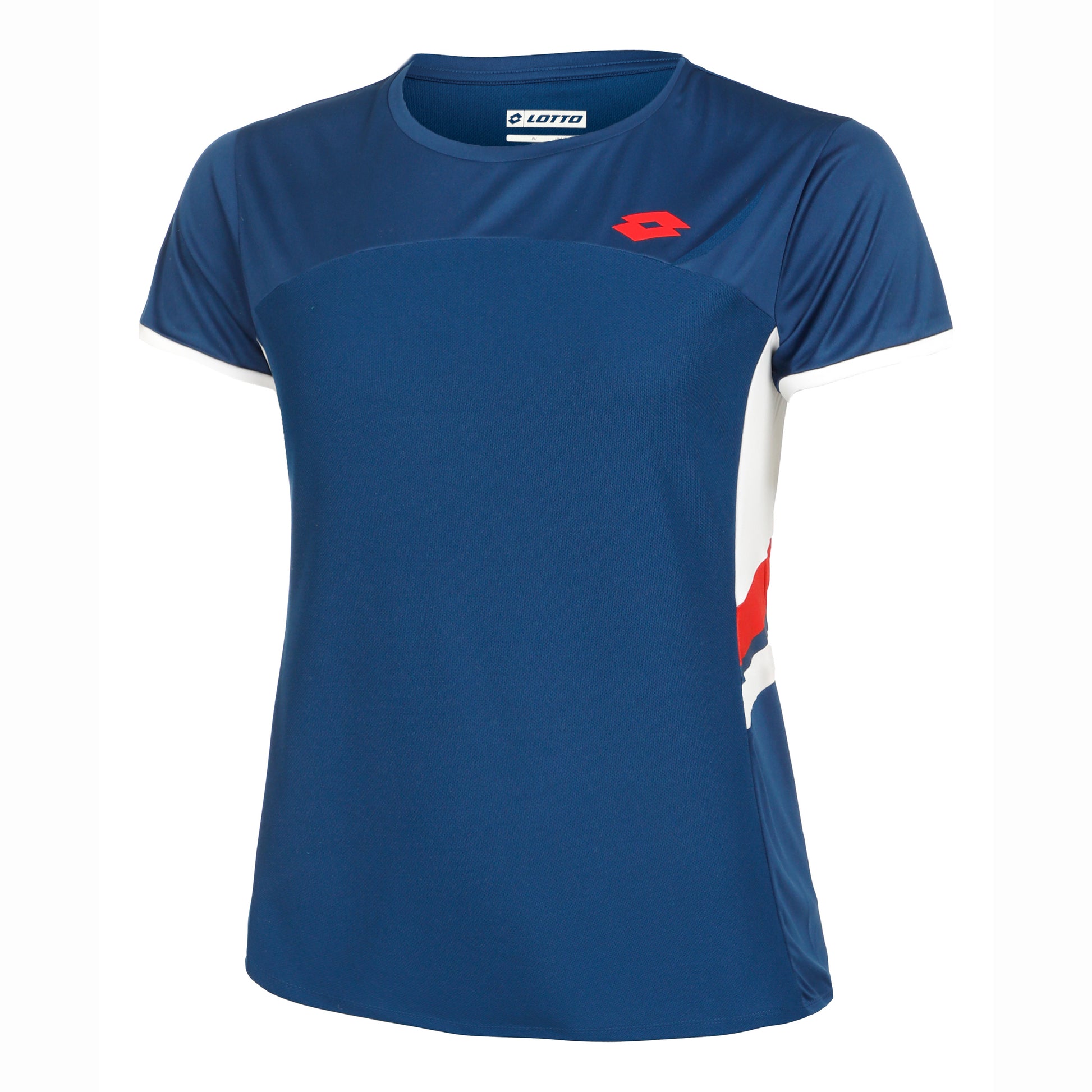 Lotto Squadra III Maglietta Donna-Blu,Bianco