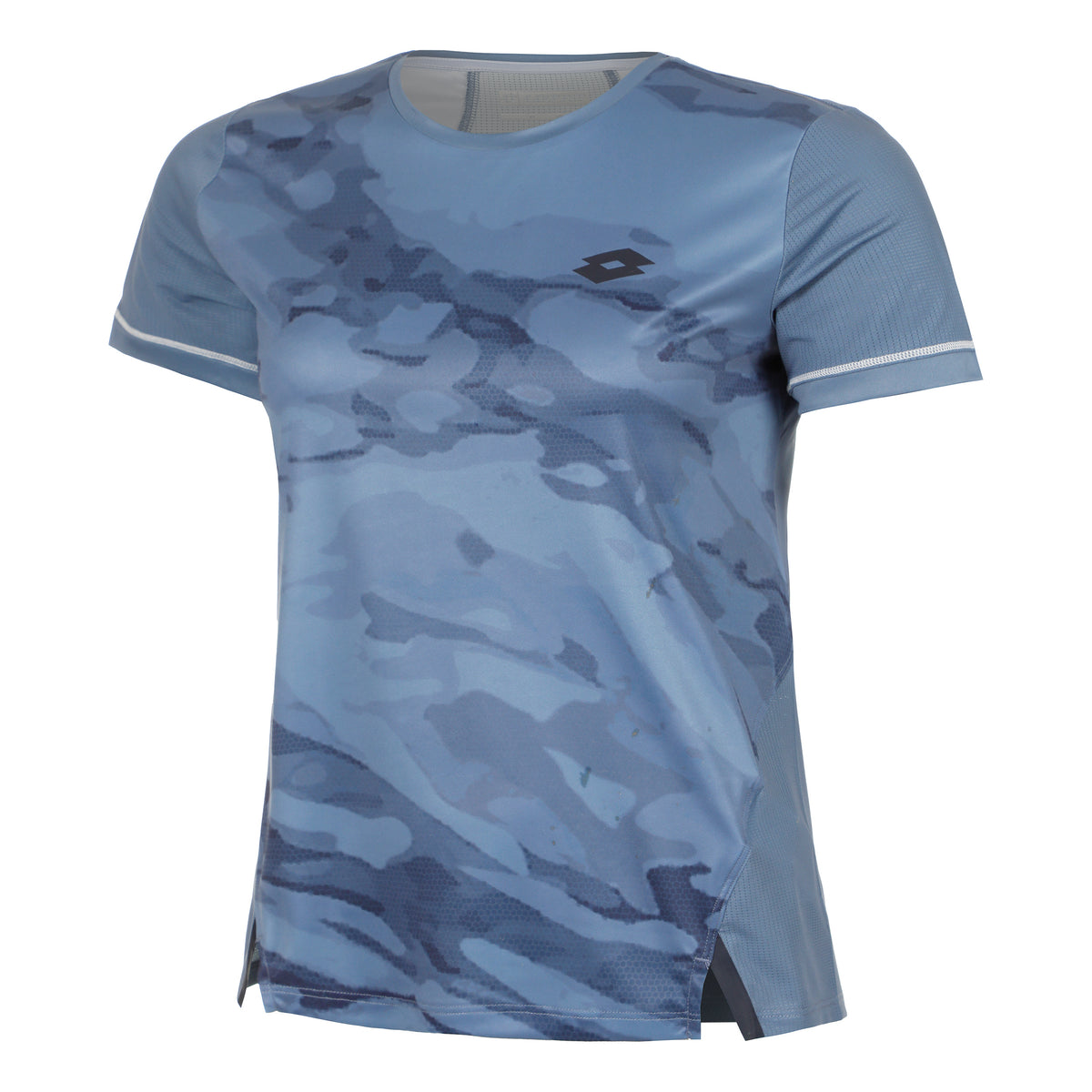 Lotto Tech II Maglietta Donna - grigio-blu,