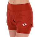 Tech II Pantaloncini Donna - vino rosso