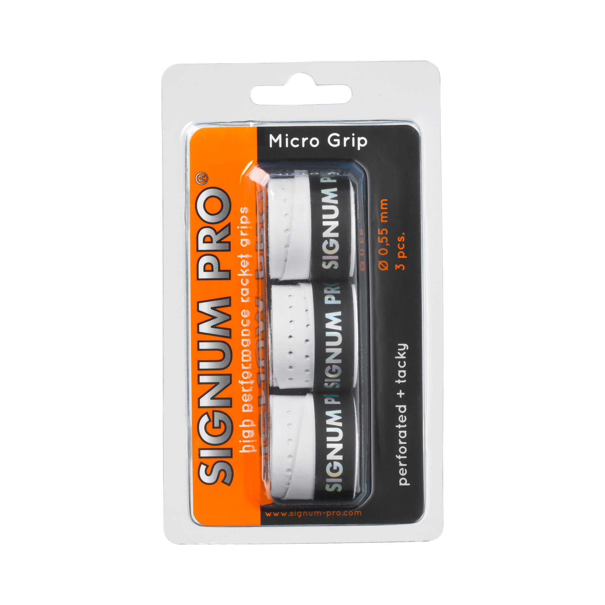 Signum Pro Micro Grip Confezione Da 3-Bianco