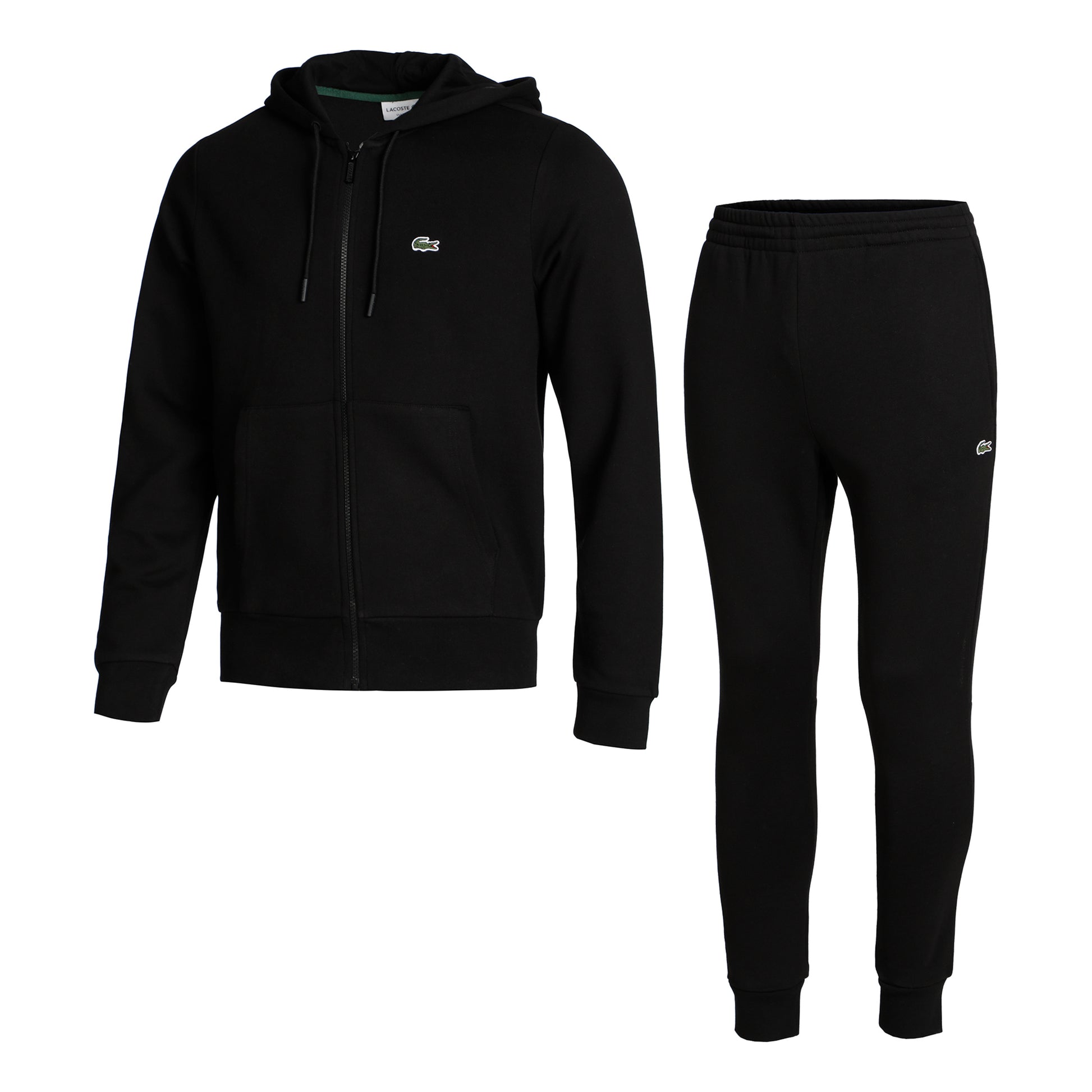 Lacoste Core Solid Tuta Da Allenamento Uomini-Nero
