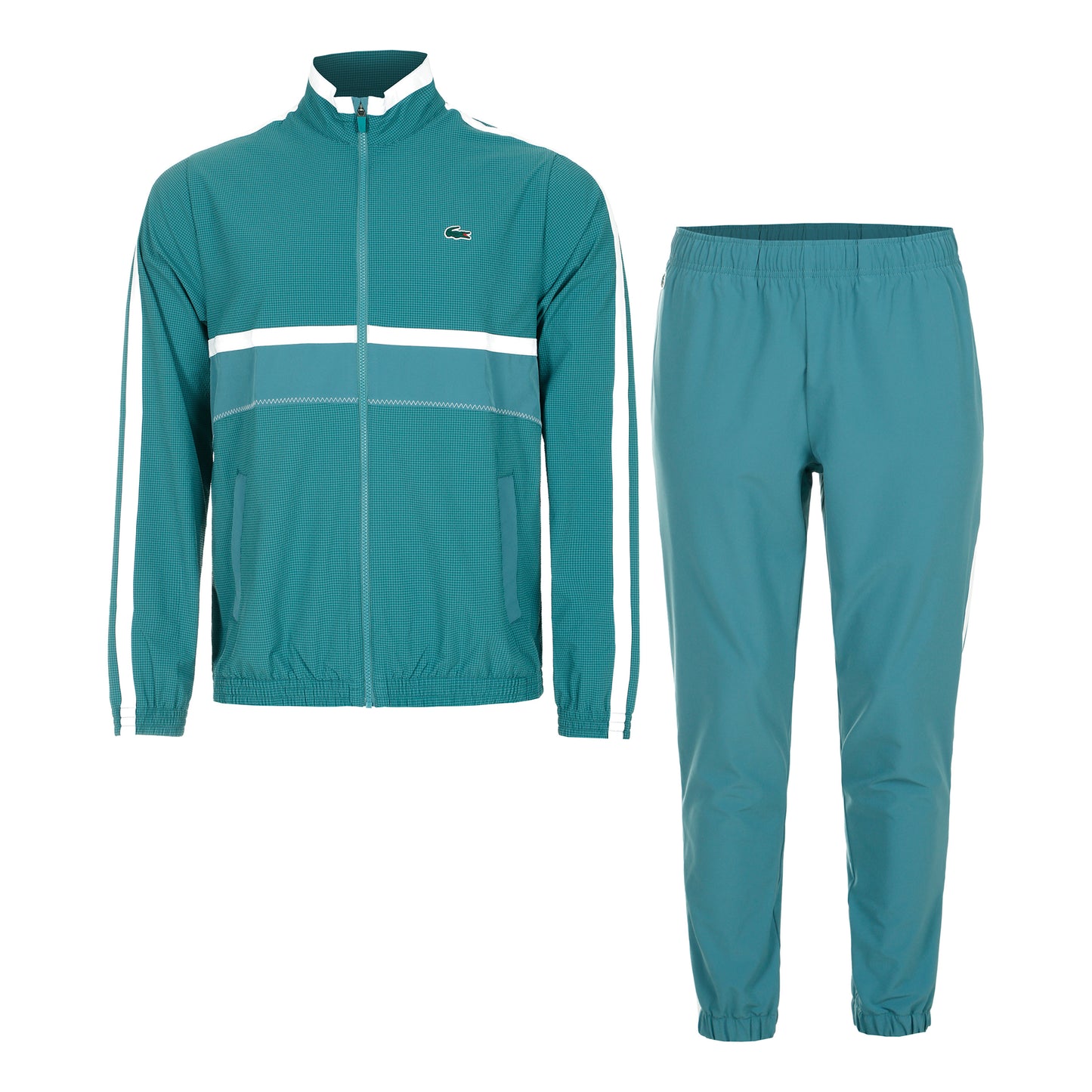 Lacoste Tracksuits Tuta da allenamento Uomini - color petrolio, bianco