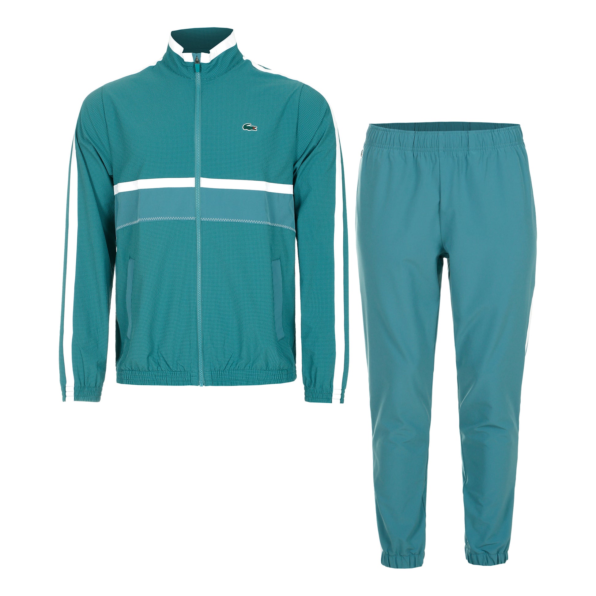Lacoste Tracksuits Tuta da allenamento Uomini - color petrolio, bianco