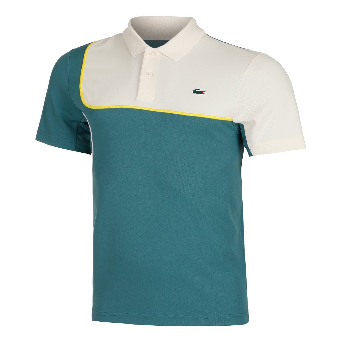 Lacoste Polo Uomini - color petrolio, bianco